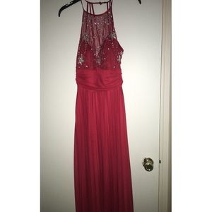 Prom Dress with Rhinestones
